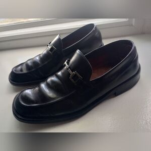 Authentic GUCCI Loafers Mens Black 7D